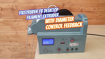 FIXstruder FB filament extruder mashine with diameter control feedback