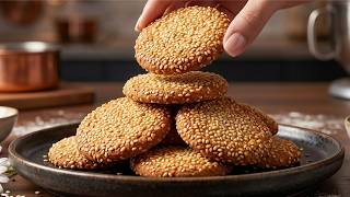 Das einfachste Rezept für Sesamkekse!