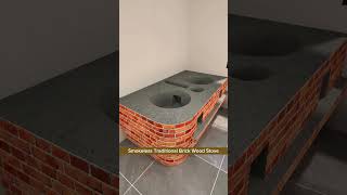 Modern Smokeless Brick Wood Stove Design.