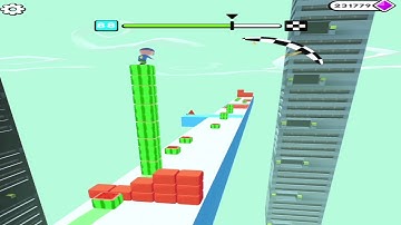 Cube Surfer Level 88 - gameplay (ios android) walkthrough all levels
