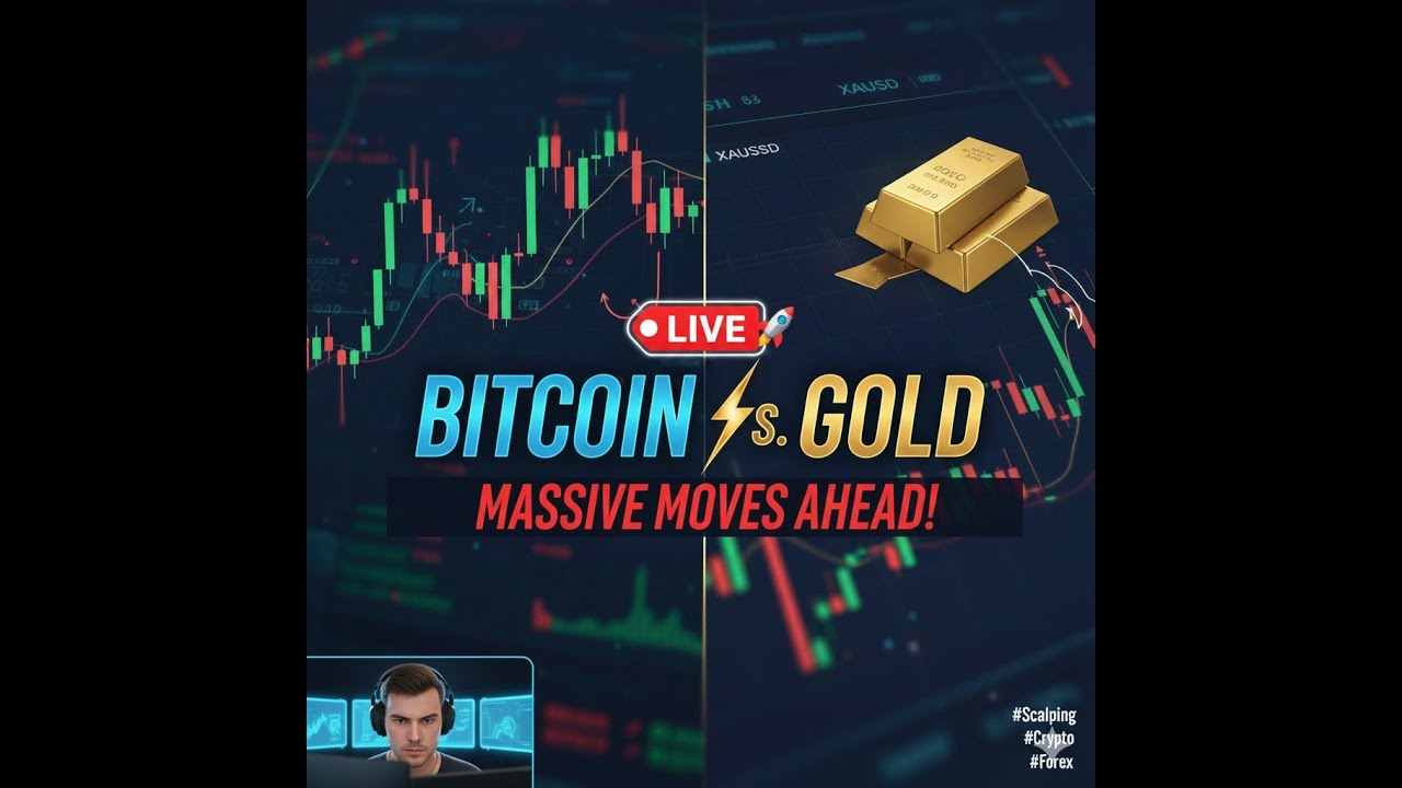 $70K BTC? Live Bitcoin & Gold Trading - Let's Catch This Move!