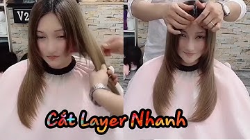 Cắt Kiểu Tóc Layer Nữ Hottrend 2021 Siêu Nhanh Siêu Dễ Dàng