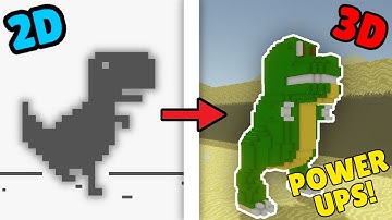 I Made the Google Dino Game in 3D (and beautiful)