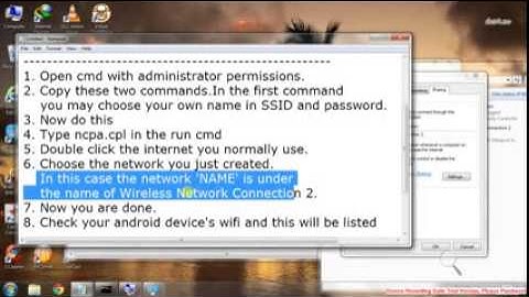 How to Share PC LAN internet with your Android device No Rooting
