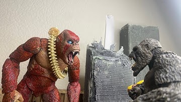 GodzillaXKong Vs Skar king x shimo CLIP STOP MOTION ANIMATION
