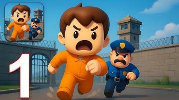 Prison Run: Breakout Challenge Gameplay Walkthrough Part 1 - Escape From Barrys Prison (Android)