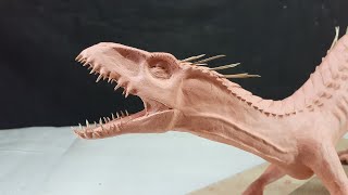 SCULPTING INDORAPTOR | JURASSIC WORLD FALLEN KINGDOM | HOW TO SCULPT A 65CM INDORAPTOR | TIMELAPSE