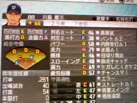 プロスピ12ヤクルト 中日 選手能力 Youtube