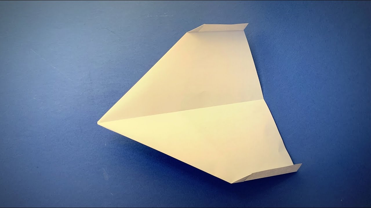 Comment faire un Avion en Papier qui vole longtemps et loin | Planeur d