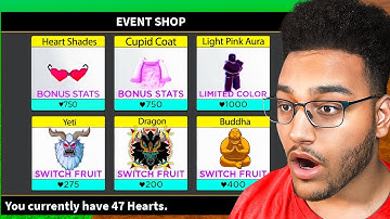 Unlocking EVERY Valentine Event item In Blox Fruits