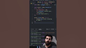 Create server in nodejs using express.