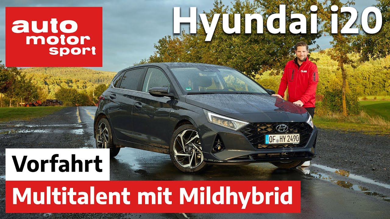 Hyundai i20 (2020): Multitalent mit Mildhybrid - Fahrbericht/Review | auto  motor und sport - YouTube