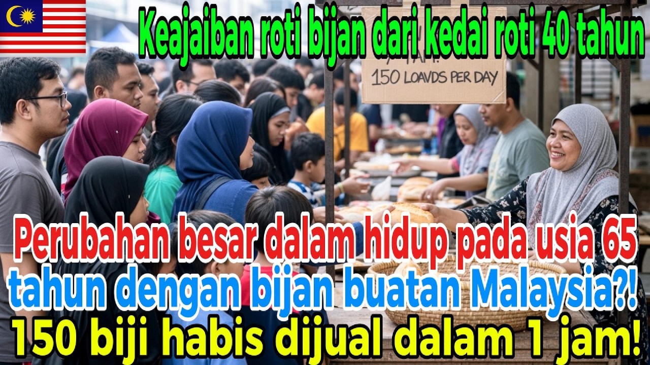 Pekan kecil jual 150 roti bijan sehari! Kedai roti 40 tahun jadi ikon tempatan