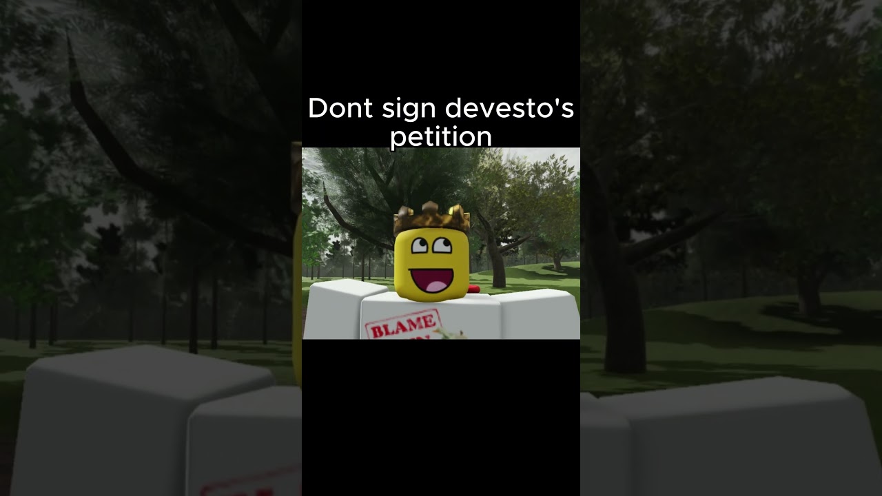 NEVER SIGN DEVESTO'S PETITION!