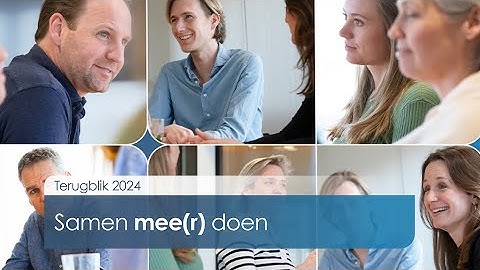2024 belangrijke ontmoetingsmomenten - Samen mee(r) doen