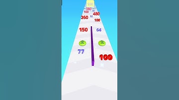 Number master 3 D gameplay. Number Run 2048 in max level ( new update ;Asmr ) merge #shorts #number