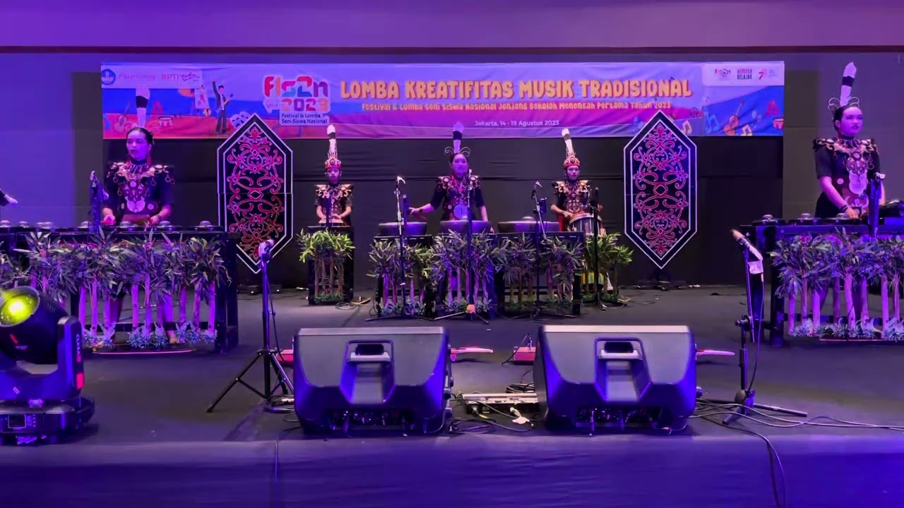 Penyaji Terbaik Kreatifitas Musik Tradisional FLS2N -Kalimantan Tengah