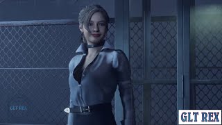 Resident Evil 2 Remake Claire Redfield As The Hot Secretary Pc Mod Cinematic Movie Game Play