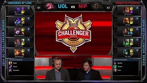 Ninjas in Pyjamas (w Alex Ich) vs Unicorns of Love | Game 2 QuarterFinals EU Challenger Summer 2014