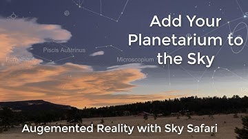 Add Your Planetarium to the Sky: AR Mode with Sky Safari
