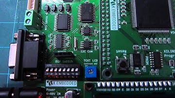 Xilinx FPGA Sprtan6 트레이닝보드 RTC(I2C통신) 구동 동영상