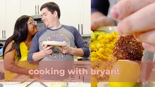 Cooking with my Husband! Martha Stewart and Marley Spoon Subscription Box | The Hangry Woman