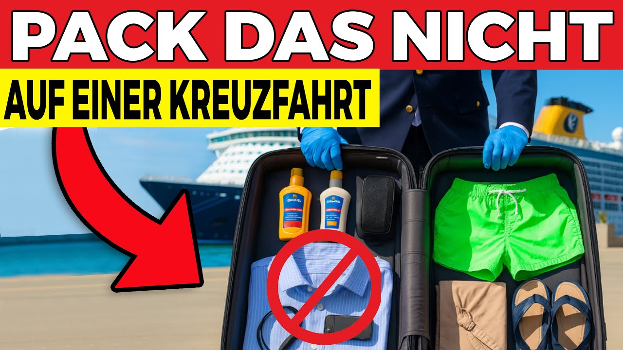FAHRST DU AUF KREUZFAHRT? 22 VERBOTENE GEGENSTÄNDE!