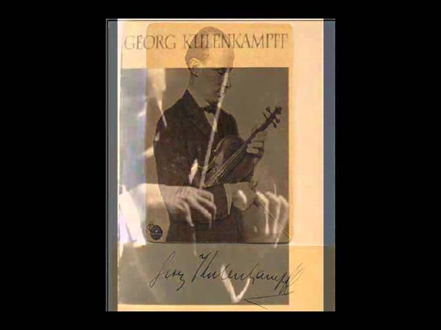 Georg Kulenkampff_Schumann : " Abendlied " 夕べの歌 bekijken op YouTube