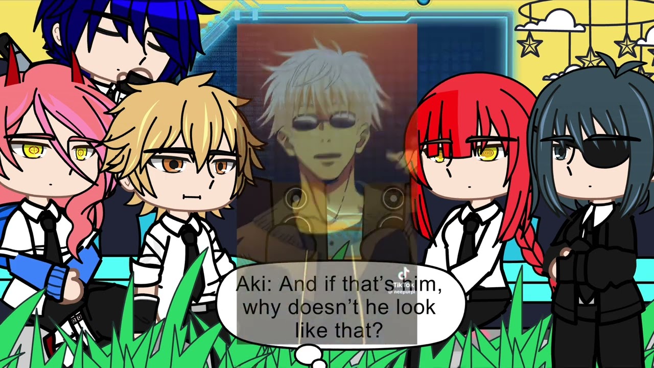 ||{Chainsaw Man react to Denji as Gojo Satoru}|| ||au explanation at the description|| •||Part1||•