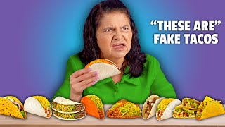 Mexican Moms Rank Fast Food Tacos! (Taco Bell, Chipotle)