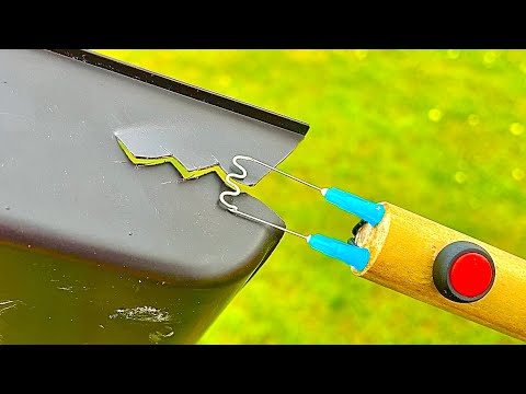 Repair broken plastics with DIY plastic welding