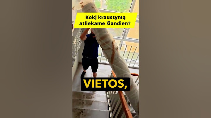 Siaura laiptinė? Ilgas kilimas? Štai kaip tai padarėm.