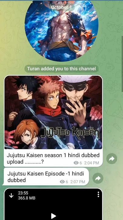 Apnader jone anime telegram channel khola hoyece link Description check ✅ and comment box check ✅