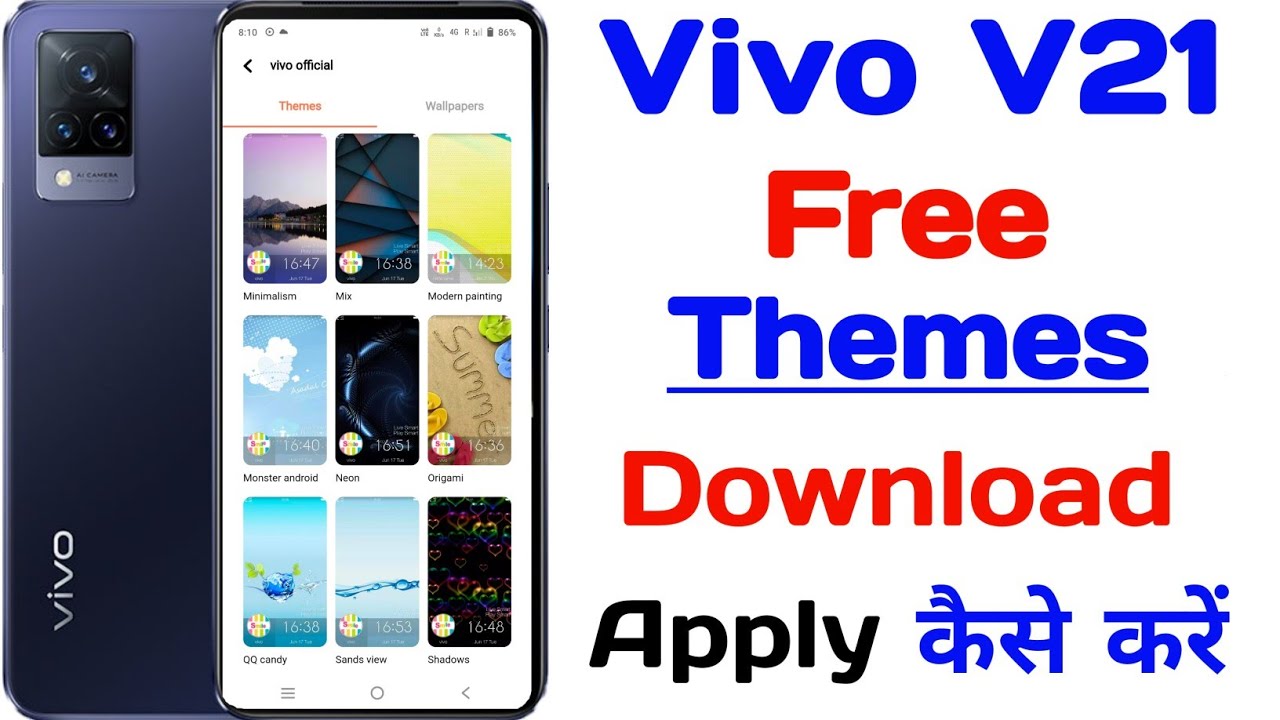 How To Vivo V21 Free Themes Download And Apply ll How To Themes Change