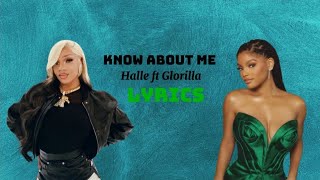 Halle - Know about me ft Glorilla [ LYRICS ]