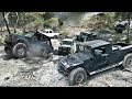 4x4 unimog hill challenge  hummer vs defender vs discovery