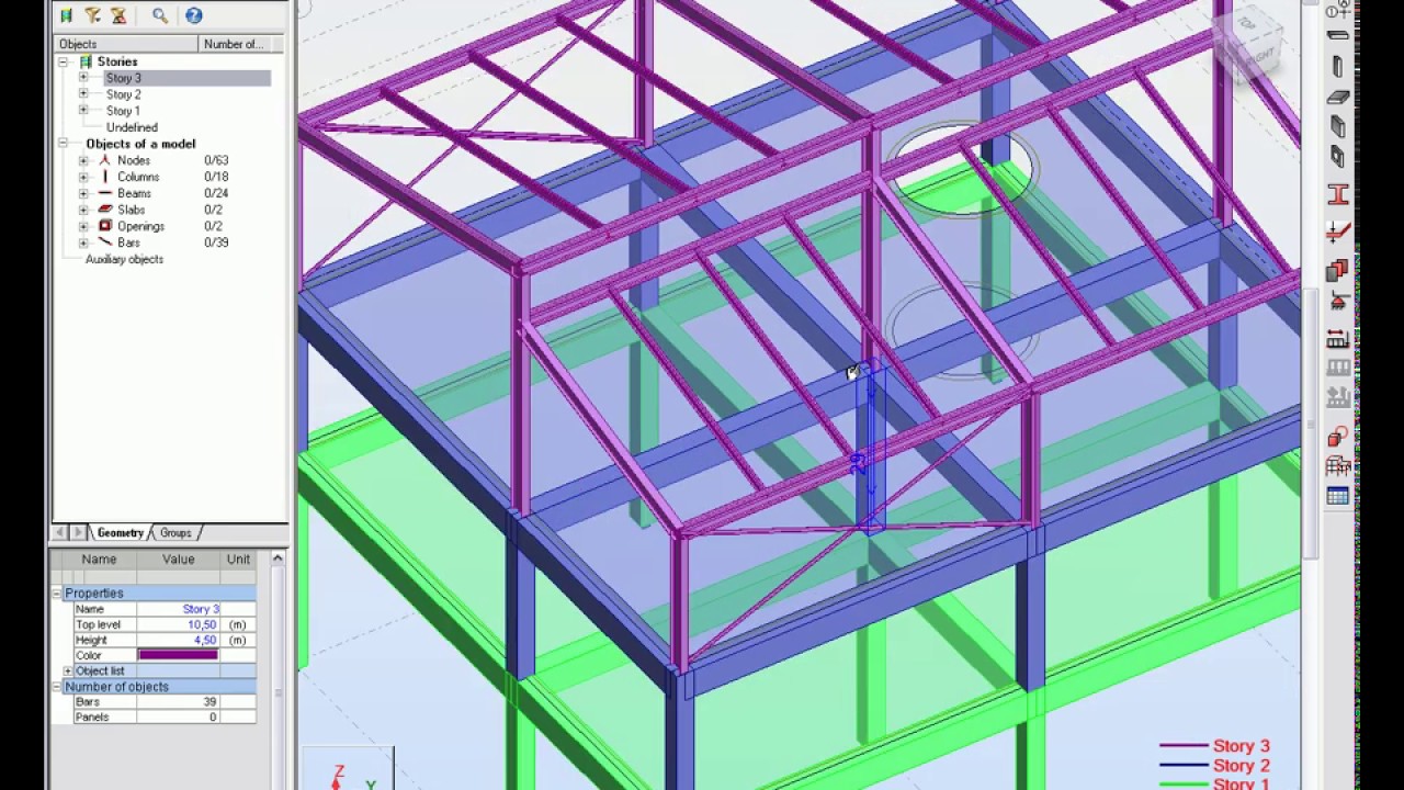 How to start model in Robot Structural Analysis Learn 3D modeling in Robot Structure Analysis