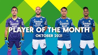 PERSIB'S PLAYER OF THE MONTH - OCTOBER NOMINEE