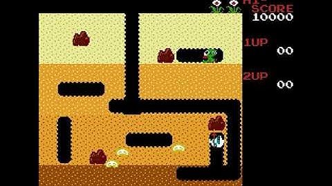 Intro-Demo - Dig Dug (Famicom, Japan)