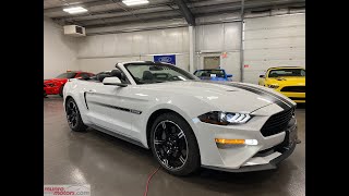 No accidents one owner with low kms 2019 ford mustang gt california
special v8 5.0l 460hp paired to a 6 speed manual transmission in
oxford white on ebony le...
