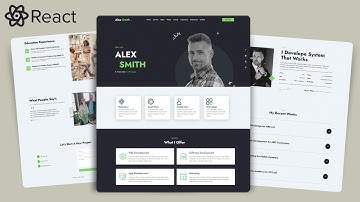 Build a  Complete Portfolio Website With React.Js | #reactjs  Website Project