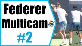 Roger Federer Multicam Practice Session #2 | Cincinnati 2014