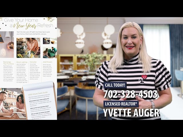Yvette Auger Real Estate Advice ”Give Your Home A New Year Refresh 2023”