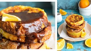 Сладкие ГРЕНКИ с яйцом: готовим ВКУСНЫЙ и БЫСТРЫЙ завтрак🍴Французские Тосты Сладкие ГРЕНКИ с яйцом: готовим ВКУСНЫЙ и БЫСТРЫЙ завтрак🍴Французские Тосты