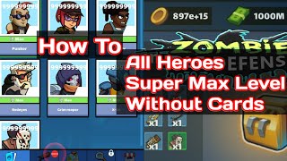 Zombie Idle Defense! How I Got All Heroes Max Level And All Hero Cards screenshot 1