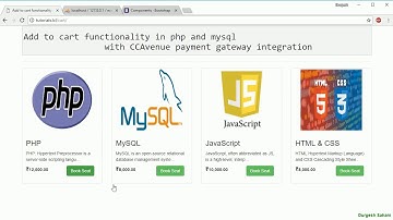 Ecommerce website project in php and mysql: Show the product list part1
