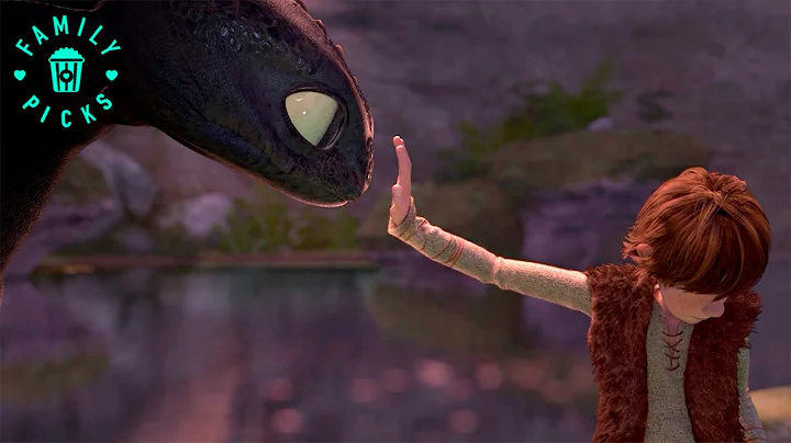 Hiccup and Toothless Become Friends | How to Train Your Dragon