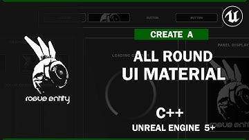 Create an All Round UI Material in Unreal Engine 5+