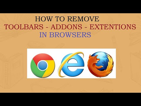 #HOW TO #REMOVE #TOOLBARS #ADDONS #EXTENSIONS IN #BROWSERS #GOOGLE #CHROME #MOZILLA #FIREFOX
