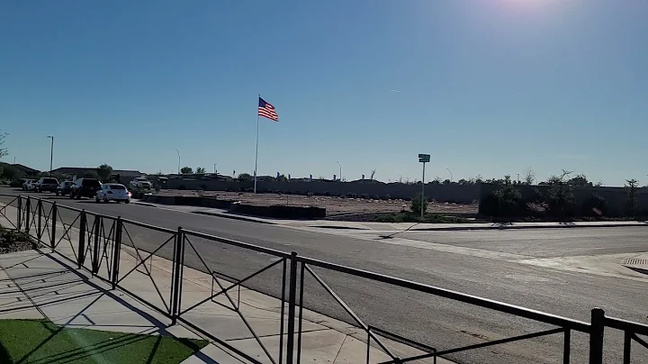 A model home in Goodyear AZ with an RV garage/man ...